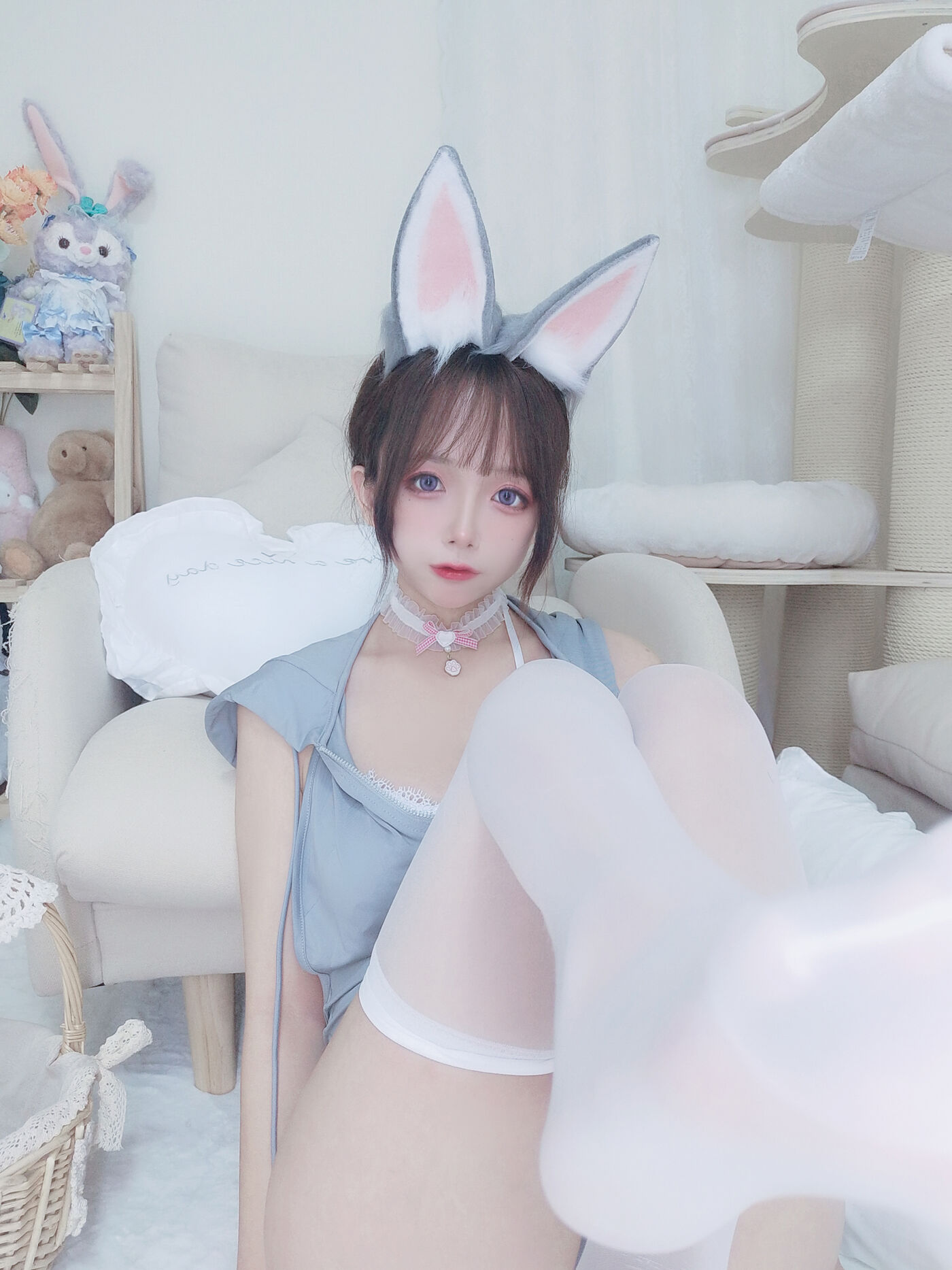 日奈娇 NO.032 兔兔卫衣 [65P]插图7
